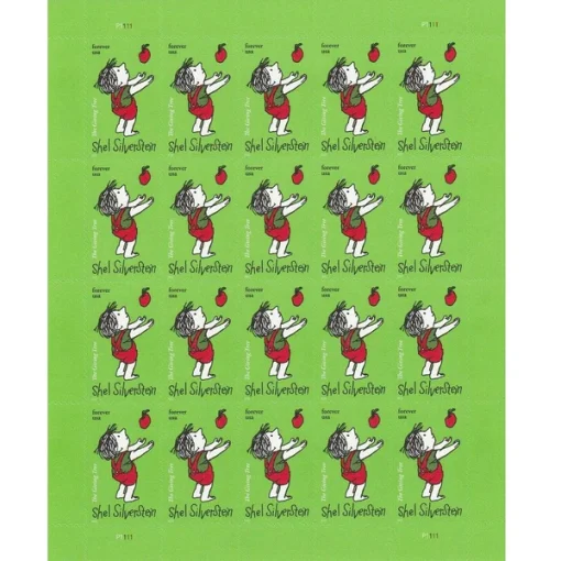 Forever Stamps Shel Silverstein 2022 Stamps Coil of 100 PCS/Roll - Image 3