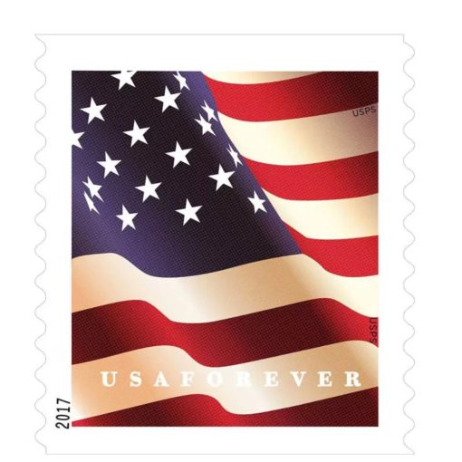 100 Forever Stamps 2017 U.S Flag Stamps Coil of 100 PCS/Roll - Image 3