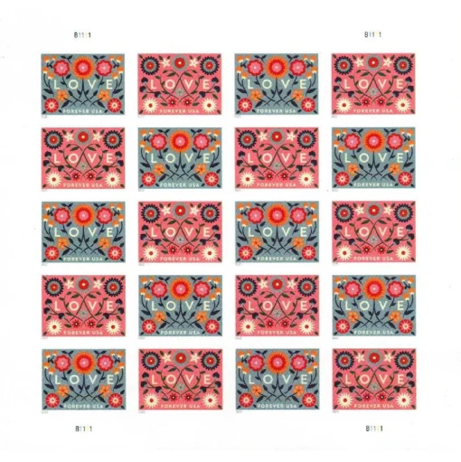 Forever Stamps Love 2022 Stamps Coil of 100 PCS/Roll - Image 3