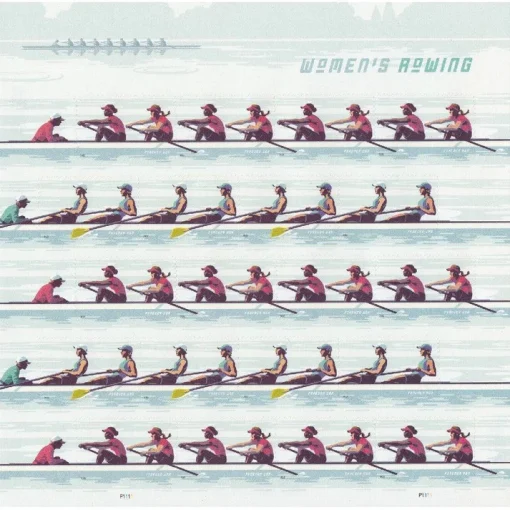 Forever Stamps Women's Rowing 2022 Stamps Coil of 100 PCS/Roll - Image 3