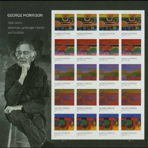 Forever Stamps George Morrison 2022 Stamps Coil of 100 PCS/Roll - Image 3