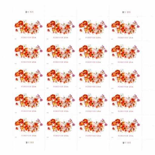 Forever Stamps Tulips 2022 Stamps Coil of 100 PCS/Roll - Image 3