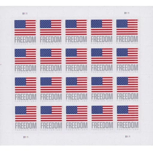 Forever Stamps Flag 2023 Sheet Stamps Coil of 100 PCS/Roll - Image 3