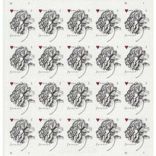 Forever Stamps Vintage Rose 2015 Stamps Coil of 100 PCS/Roll - Image 3