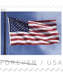Forever Stamps Flag 2019 Roll Stamps Coil of 100 PCS/Roll
