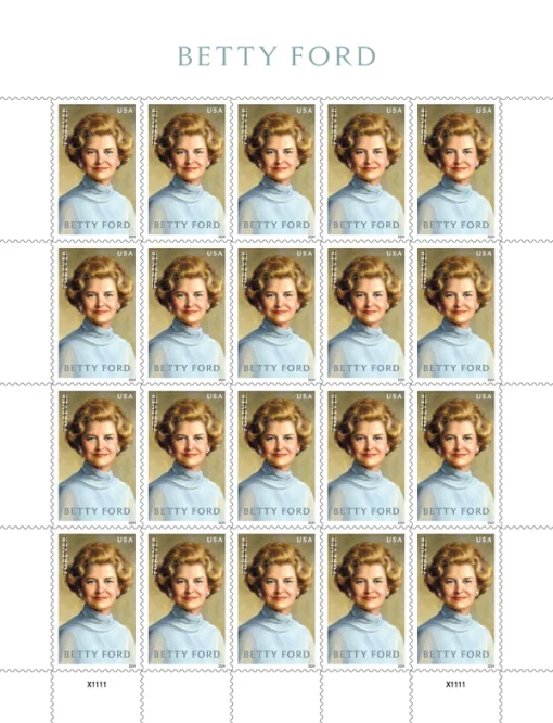 Forever Stamps Betty Ford 2024 Stamps Coil of 100 PCS/Roll - Image 3