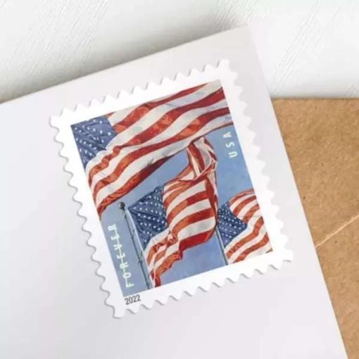 Forever Stamps 2022 U.S Flag Stamps Coil of 100 PCS/Roll - Image 5