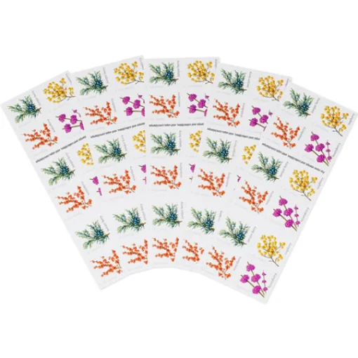Forever Stamps Winter Berries 2019 Stamps Coil of 100 PCS/Roll - Image 3