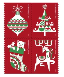 Forever Stamps Holiday Delights 2020 Stamps Coil of 100 PCS/Roll