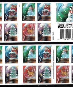 Forever Stamps Snow Globes 2023 Stamps Coil of 100 PCS/Roll