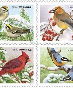 Forever Stamps Songbirds in Snow 2016 Stamps Coil of 100 PCS/Roll