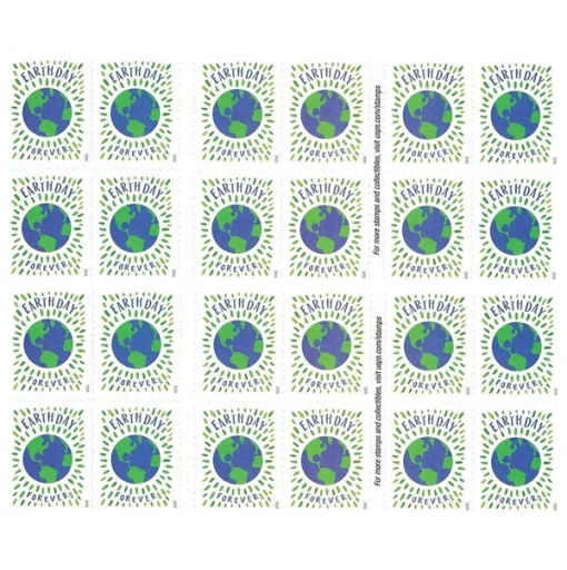 Forever Stamps Earth Day 2020 Stamps Coil of 100 PCS/Roll - Image 3