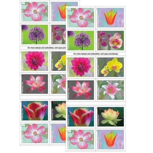 Forever Stamps Garden Beauty 2021 Stamps Coil of 100 PCS/Roll - Image 3