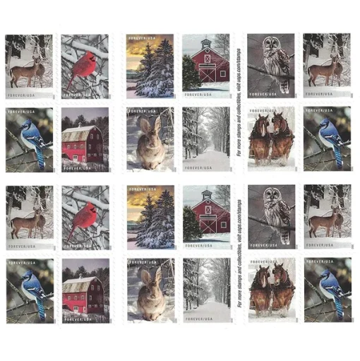Forever Stamps Animal Bundle Stamps Coil of 100 PCS/Roll - Image 6