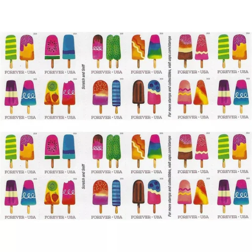 Forever Stamps Art Bundle Stamps Coil of 100 PCS/Roll - Image 4
