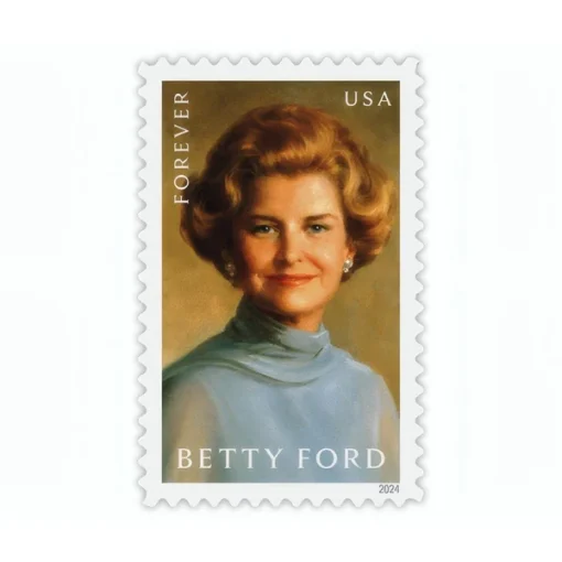 Forever Stamps Betty Ford 2024 Stamps Coil of 100 PCS/Roll