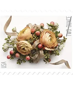 Forever Stamps Celebration Corsage 2017 Stamps Coil of 100 PCS/Roll
