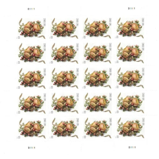 Forever Stamps Celebration Corsage 2017 Stamps Coil of 100 PCS/Roll - Image 3