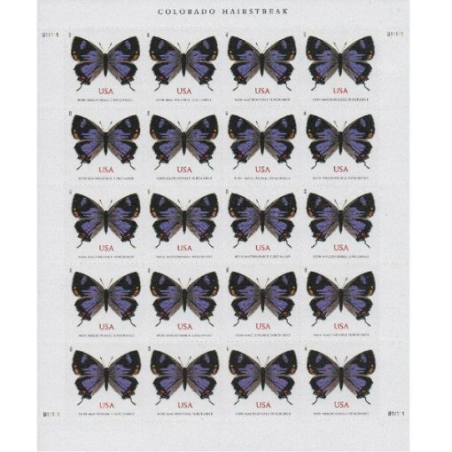 Forever Stamps Colorado Hairstreak 2021 Stamps Coil of 100 PCS/Roll - Image 3