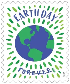 Forever Stamps Earth Day 2020 Stamps Coil of 100 PCS/Roll