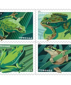 Forever Stamps Frogs 2019 Stamps Coil of 100 PCS/Roll