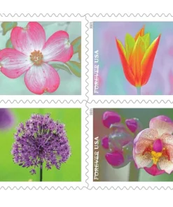 Forever Stamps Garden Beauty 2021 Stamps Coil of 100 PCS/Roll