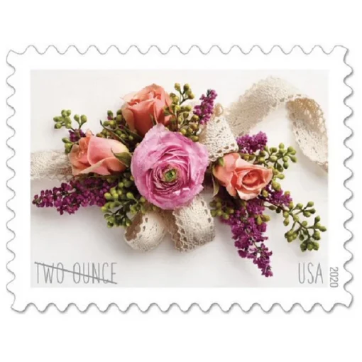 Forever Stamps Garden Corsage 2020 Stamps Coil of 100 PCS/Roll