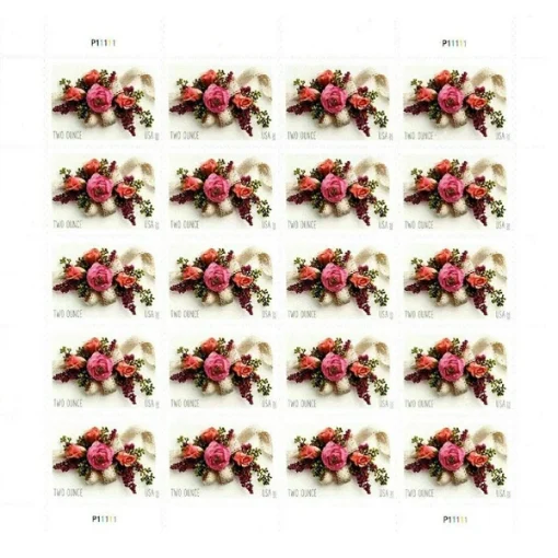 Forever Stamps Garden Corsage 2020 Stamps Coil of 100 PCS/Roll - Image 3