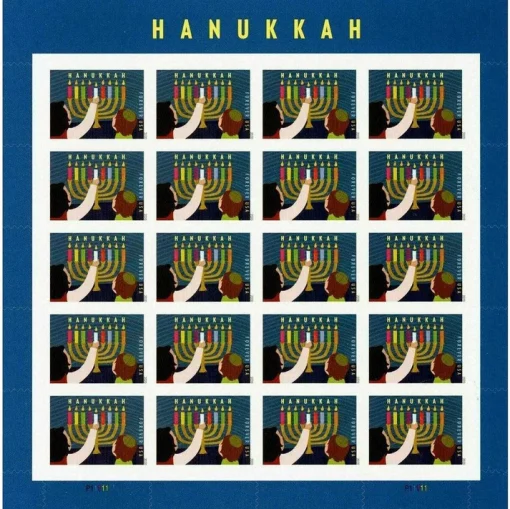 Forever Stamps Hanukkah 2020 Stamps Coil of 100 PCS/Roll - Image 3