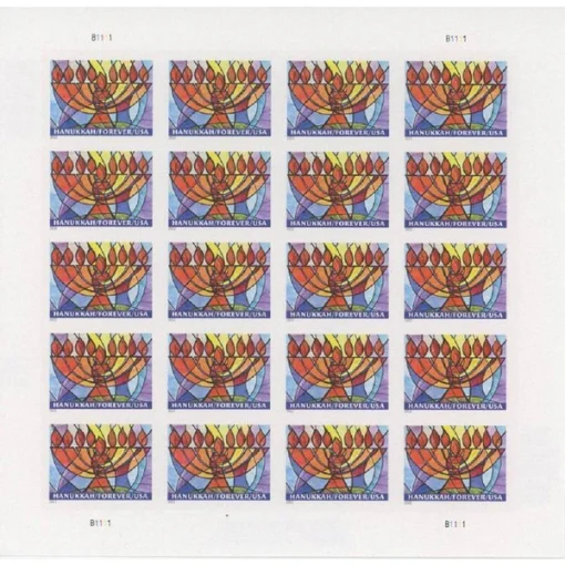 Forever Stamps Hanukkah 2022 Stamps Coil of 100 PCS/Roll - Image 3