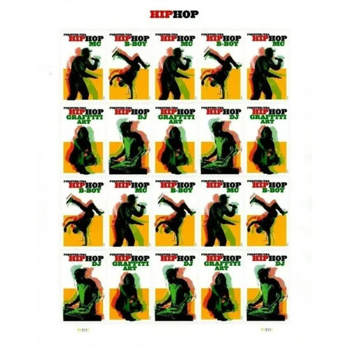 Forever Stamps Hip Hop 2020 Stamps Coil of 100 PCS/Roll - Image 3