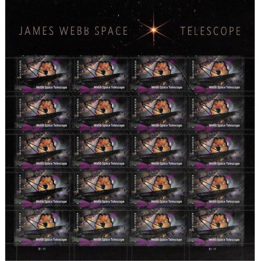 Forever Stamps James Webb Space Telescope 2022 Stamps Coil of 100 PCS/Roll - Image 3