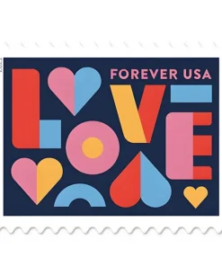 Forever Stamps Love Wedding 2021 Stamps Coil of 100 PCS/Roll