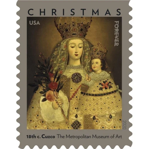 Forever Stamps Our Lady Of Guapulo 2020 Stamps Coil of 100 PCS/Roll
