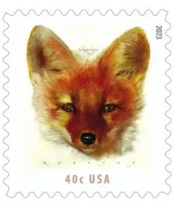 Forever Stamps Red Fox 2023 Stamps Coil of 100 PCS/Roll