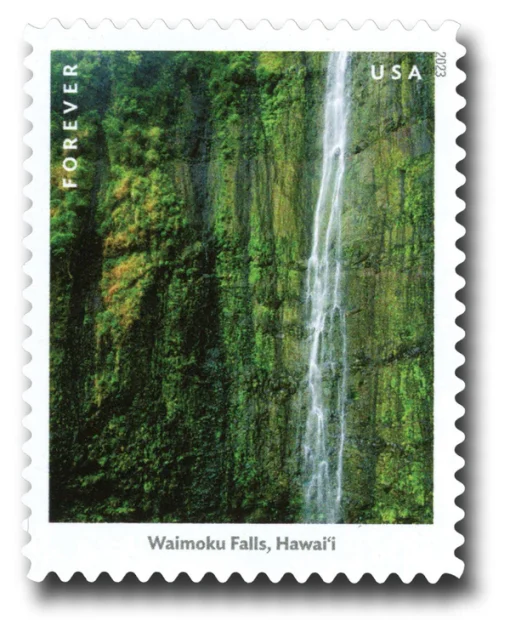 Forever Stamps Waterfall 2023 Stamps Coil of 100 PCS/Roll - Image 5