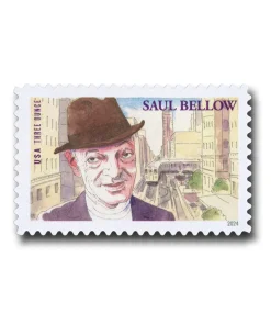 Forever Stamps Literary Arts: Saul Bellow Stamps Coil of 100 PCS/Roll