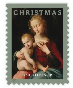 Forever Stamps Virgin and Child 2022 Stamps Coil of 100 PCS/Roll