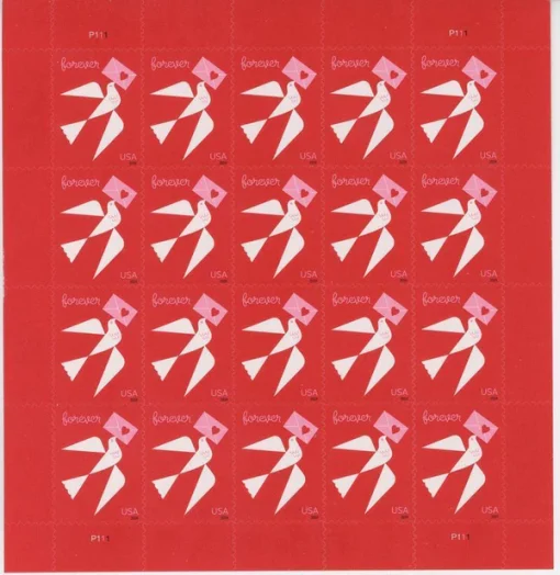 Forever Stamps Love Bundle Stamps Coil of 100 PCS/Roll - Image 2
