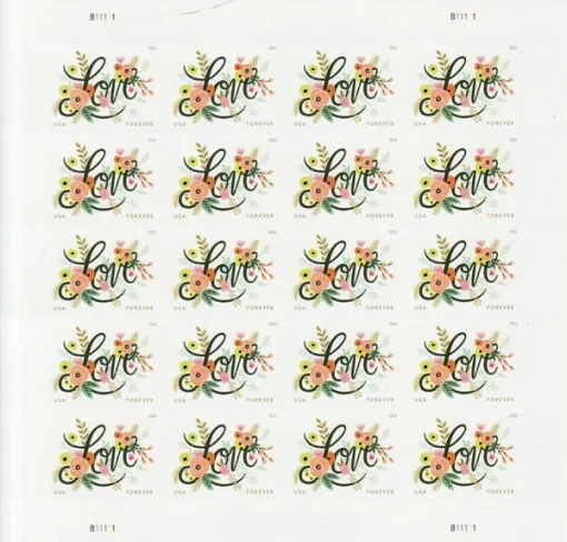 Forever Stamps Love Bundle Stamps Coil of 100 PCS/Roll - Image 4
