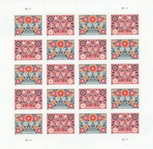 Forever Stamps Wedding Collection 2011-2023 Stamps Coil of 100 PCS/Roll - Image 7