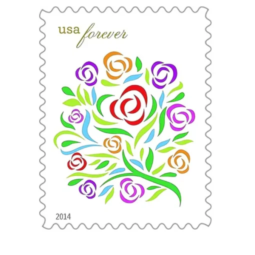Forever Stamps Where Dreams Bloom 2014 Stamps Coil of 100 PCS/Roll