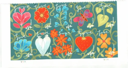 Forever Stamps Garden of Love 2011 Stamps Coil of 100 PCS/Roll - Image 3