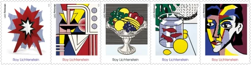 Forever Stamps Roy Lichtenstein 2023 Stamps Coil of 100 PCS/Roll - Image 3