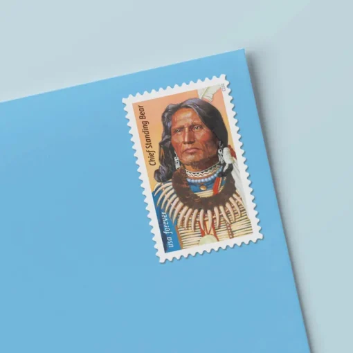 Forever Stamps Standing Bear Leader 2023 Stamps Coil of 100 PCS/Roll - Image 5