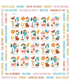 Forever Stamps Thinking of You 2023 Stamps Coil of 100 PCS/Roll