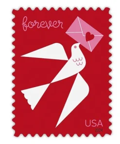 Forever Stamps Love 2024 Stamps Coil of 100 PCS/Roll