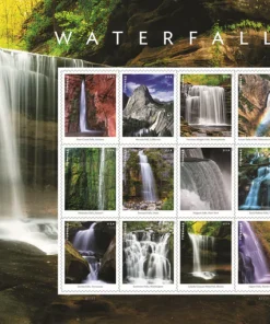 Forever Stamps Waterfall 2023 Stamps Coil of 100 PCS/Roll