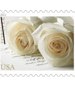 Forever Stamps Wedding Roses 2011 Stamps Coil of 100 PCS/Roll